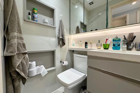 Apartamento à venda com 122m², 3 quartos e 2 vagasBanheiro Social