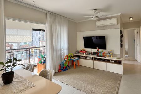 Sala de apartamento para alugar com 2 quartos, 180m² em Gonzaga, Santos