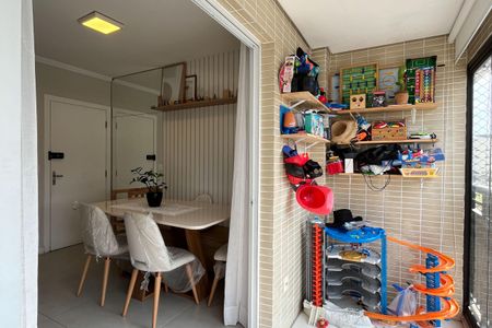 Varanda da Sala de apartamento para alugar com 2 quartos, 180m² em Gonzaga, Santos