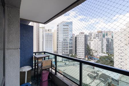 Varanda de apartamento à venda com 2 quartos, 87m² em Vila Olímpia, São Paulo