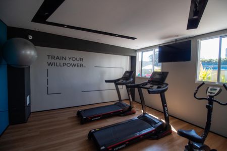 Apartamento para alugar com 30m², 1 quarto e sem vaga Apartamento para alugar com 30m², 1 quarto e sem vagaÁrea comum - Academia