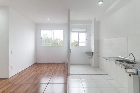 Sala/Cozinha de apartamento para alugar com 2 quartos, 42m² em Vila Perracini, Poá