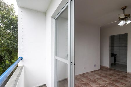 Varanda Sala de apartamento para alugar com 3 quartos, 60m² em Vila Antartica, Praia Grande