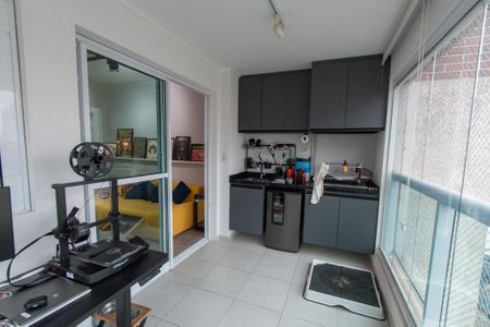 Varanda da Sala de apartamento à venda com 2 quartos, 70m² em Liberdade, São Paulo