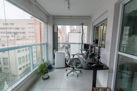 Varanda da Sala de apartamento à venda com 2 quartos, 70m² em Liberdade, São Paulo