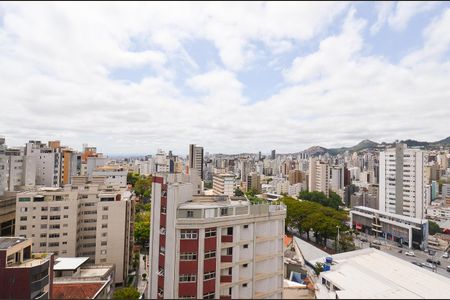 Vista Varanda da sala de apartamento à venda com 3 quartos, 76m² em São Pedro, Belo Horizonte