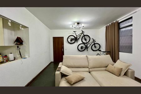 sala  de apartamento à venda com 3 quartos, 90m² em Santo Antônio, Belo Horizonte
