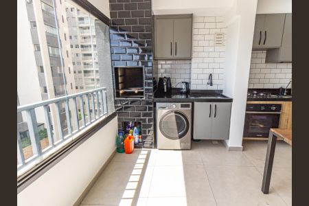 Varanda da Sala de apartamento à venda com 1 quarto, 57m² em Brás, São Paulo