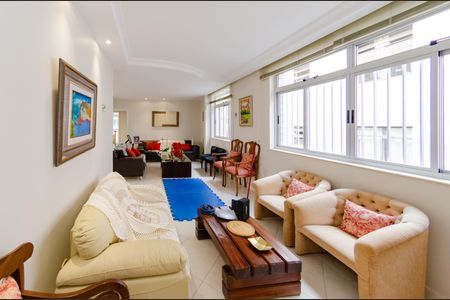 Sala de apartamento à venda com 3 quartos, 123m² em Luxemburgo, Belo Horizonte