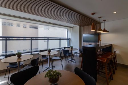 Studio à venda com 25m², 1 quarto e sem vagaÁrea comum - Salão de festas