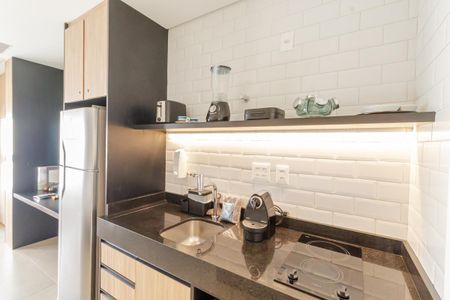 Cozinha de kitnet/studio à venda com 1 quarto, 25m² em Moema, São Paulo