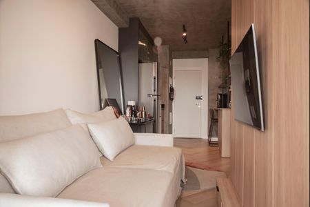 Sala de apartamento à venda com 1 quarto, 45m² em Vila Clementino, São Paulo