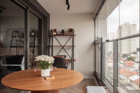 Varanda de apartamento à venda com 1 quarto, 45m² em Vila Clementino, São Paulo