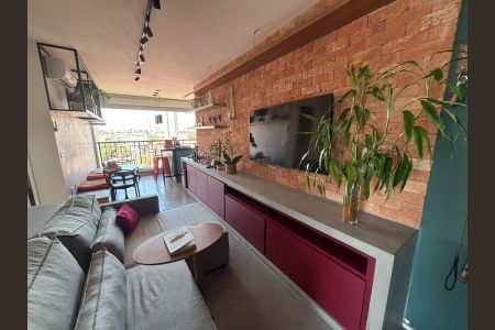 Sala de apartamento à venda com 2 quartos, 62m² em Vila Bertioga, São Paulo