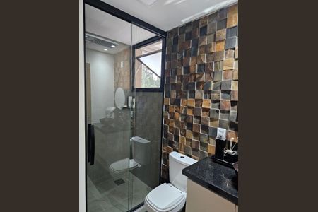 Banheiro de apartamento à venda com 3 quartos, 98m² em Vila Progresso, Jundiaí