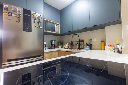 Sala e Cozinha de apartamento à venda com 2 quartos, 74m² em Vila Nova Savoia, São Paulo