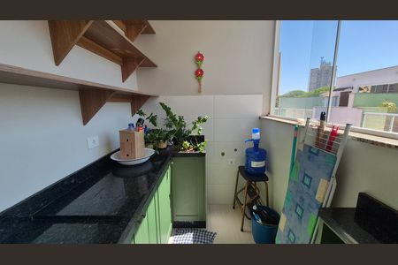 Cozinha de apartamento à venda com 1 quarto, 76m² em Vila América, Santo André