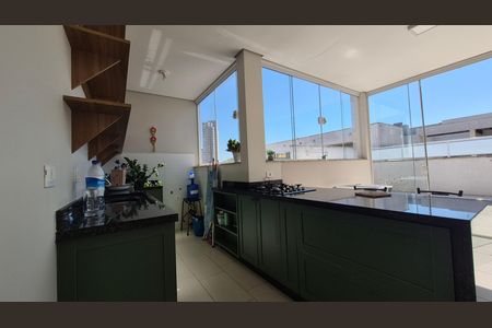 Cozinha de apartamento à venda com 1 quarto, 76m² em Vila América, Santo André