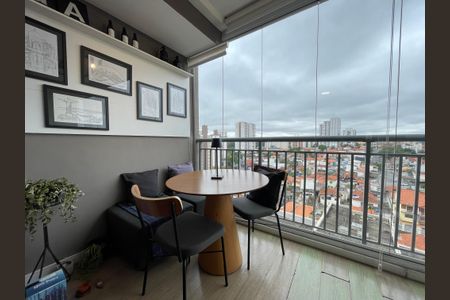 Varanda da Sala de apartamento à venda com 2 quartos, 60m² em Jardim Bonfiglioli, São Paulo