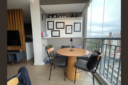 Varanda da Sala de apartamento à venda com 2 quartos, 60m² em Jardim Bonfiglioli, São Paulo