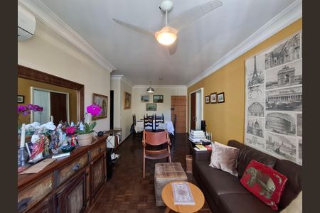 Sala de apartamento à venda com 3 quartos, 80m² em Laranjeiras, Rio de Janeiro
