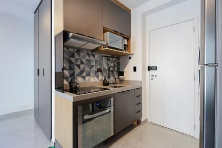 Studio à venda com 26m², 1 quarto e 1 vaga Studio à venda com 26m², 1 quarto e 1 vagaCozinha e área de serviço