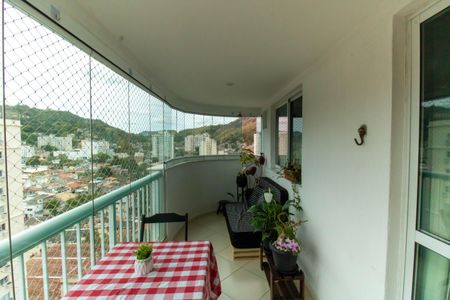 Varanda da Sala de apartamento à venda com 2 quartos, 72m² em Santa Rosa, Niterói