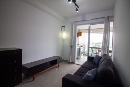 Sala de apartamento à venda com 1 quarto, 43m² em Brooklin, São Paulo