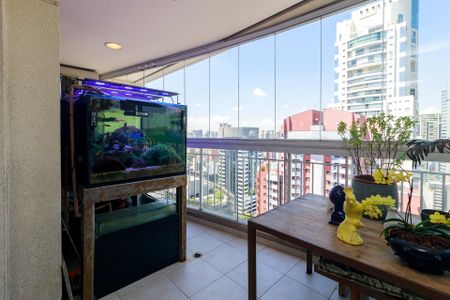 Sala - Varanda de apartamento à venda com 2 quartos, 145m² em Brooklin, São Paulo