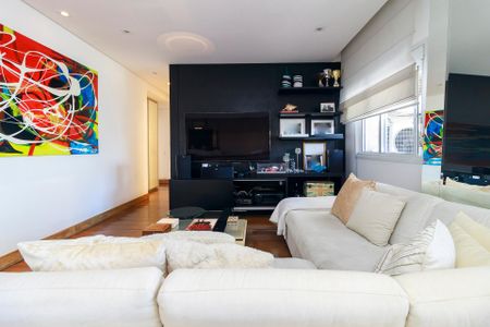 Sala de apartamento à venda com 2 quartos, 145m² em Brooklin, São Paulo