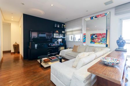 Sala de apartamento à venda com 2 quartos, 145m² em Brooklin, São Paulo