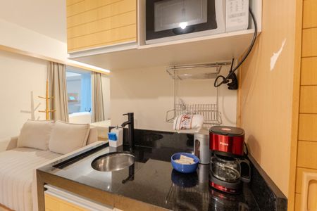 Studio à venda com 26m², 1 quarto e 1 vaga Studio à venda com 26m², 1 quarto e 1 vagaCozinha