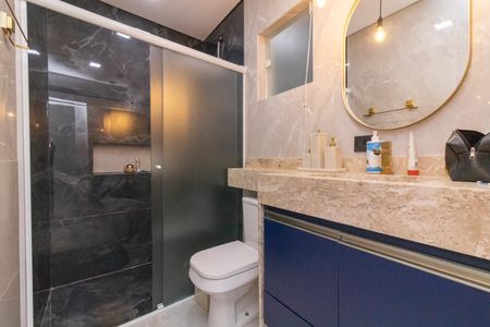 Casa de condomínio à venda com 90m², 3 quartos e 2 vagasBanheiro Social 2