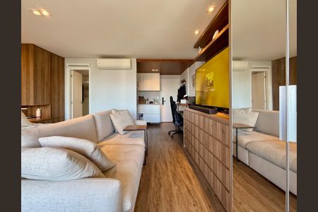 Sala de kitnet/studio à venda com 1 quarto, 43m² em Cidade Monções, São Paulo