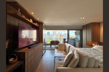 Sala de kitnet/studio à venda com 1 quarto, 43m² em Cidade Monções, São Paulo