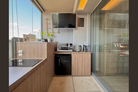 Studio à venda com 43m², 1 quarto e 1 vaga Studio à venda com 43m², 1 quarto e 1 vagaVaranda/Cozinha