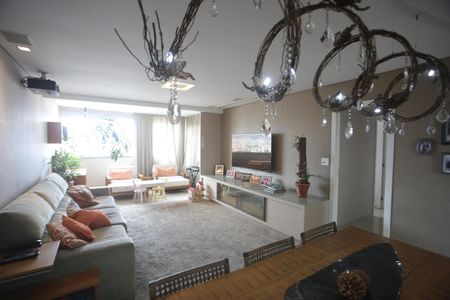 Sala de apartamento à venda com 4 quartos, 128m² em Alto Caiçaras, Belo Horizonte