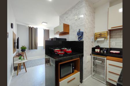 Studio para alugar com 32m², 1 quarto e sem vaga Studio para alugar com 32m², 1 quarto e sem vagaCozinha do Estúdio