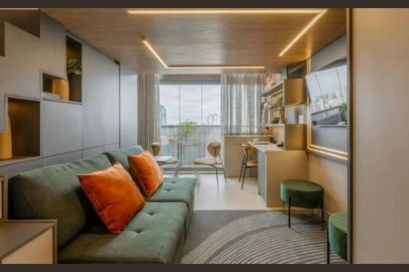 Studio à venda com 27m², 1 quarto e sem vaga