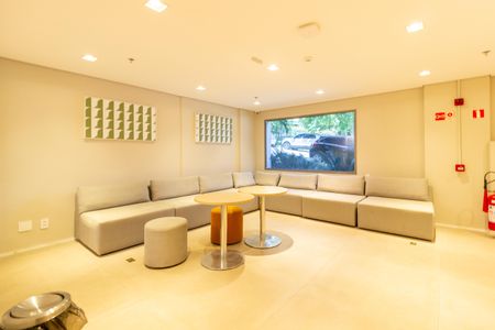 Studio para alugar com 22m², 1 quarto e sem vaga Studio para alugar com 22m², 1 quarto e sem vagaÁrea comum - Hall Social
