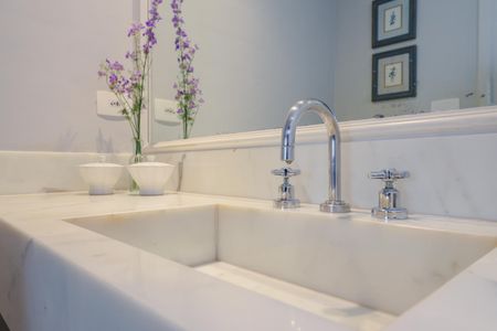 Apartamento para alugar com 85m², 1 quarto e 1 vaga Apartamento para alugar com 85m², 1 quarto e 1 vagaBanheiro da Suíte