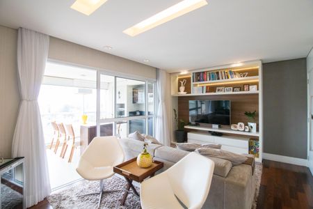 Sala de apartamento à venda com 3 quartos, 117m² em Várzea de Baixo, São Paulo