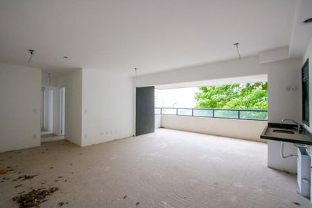Sala/Cozinha de apartamento à venda com 3 quartos, 104m² em Vila Assunção, Santo André