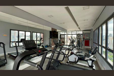 Apartamento para alugar com 32m², 1 quarto e 1 vaga Apartamento para alugar com 32m², 1 quarto e 1 vagaAcademia