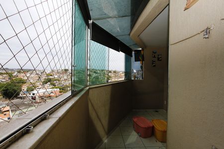 Varanda da Sala de apartamento para alugar com 3 quartos, 120m² em Salgado Filho, Belo Horizonte