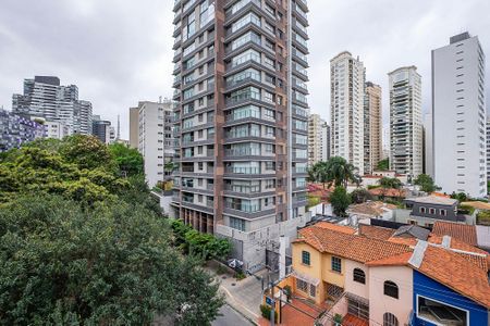 Vista da Sala de apartamento à venda com 2 quartos, 59m² em Jardins, São Paulo