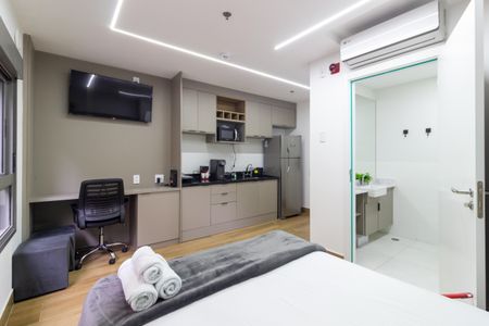 Kitnet/Studio de kitnet/studio para alugar com 1 quarto, 21m² em Paraíso, São Paulo