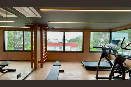 Apartamento para alugar com 41m², 1 quarto e 1 vaga Apartamento para alugar com 41m², 1 quarto e 1 vagaAcademia