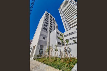 Studio para alugar com 28m², 1 quarto e sem vaga Studio para alugar com 28m², 1 quarto e sem vagaFachada