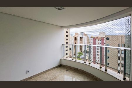Varanda da Sala de apartamento para alugar com 3 quartos, 86m² em Lourdes, Belo Horizonte
